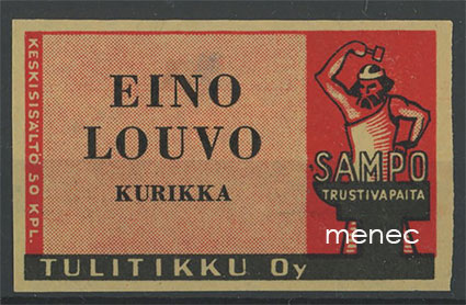 Seppä-etiketti, Eino Louvo, Kurikka 