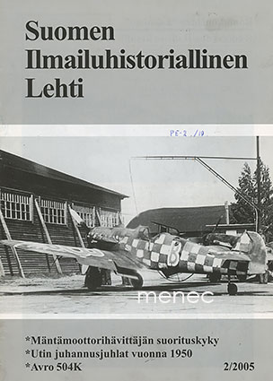 Suomen Ilmailuhistoriallinen lehti 2005/2 