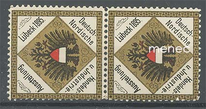Kaksi kirjeensulkijaa, Saksalais-pohjoismainen näyttely Lyypekissä 1895 