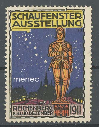 Saksa, kirjeensulkija, näyteikkunanäyttely Reichenbachissa 1911 