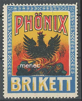 Saksa, mainosmerkki, Phönix-briketti 