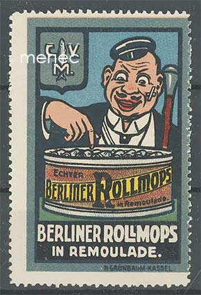 Saksa, mainosmerkki, Berliner Rollmops-herkkua remoulade-kastikkeessa 