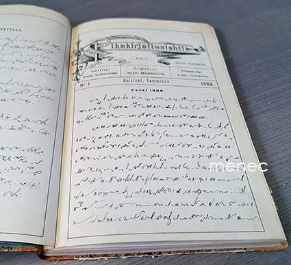 Pikakirjoituslehti 1889-1891 