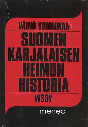 Voionmaa, Väinö - Suomen karjalaisen heimon historia 