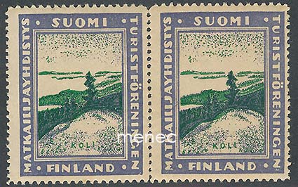 Mainosmerkki, Suomen Matkailijayhdistys, Koli, pari 