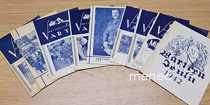 Varsinais-Suomen Vartio 1942, vsk (12 nroa, 9 vol.) 