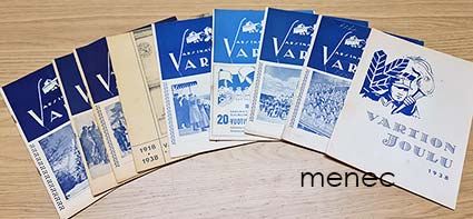 Varsinais-Suomen Vartio 1938, 11 nroa [9 vol.] 