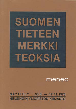 Suomen tieteen merkkiteoksia 