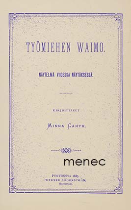 Canth, Minna - Työmiehen vaimo 