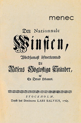 Chydenius, Anders - Kansallinen voitto 