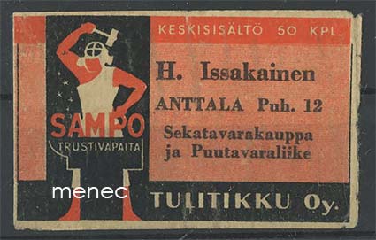Seppä-etiketti, H. Issakainen, Anttala 