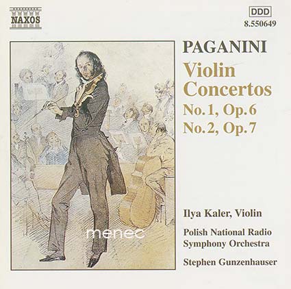 Paganini - Violin Concertos No. 1, Op. 6, No. 2, Op. 7 