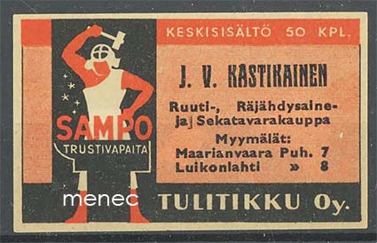 Seppä-etiketti, J. V. Kastikainen, Maarianvaara ja Luikonlahti 