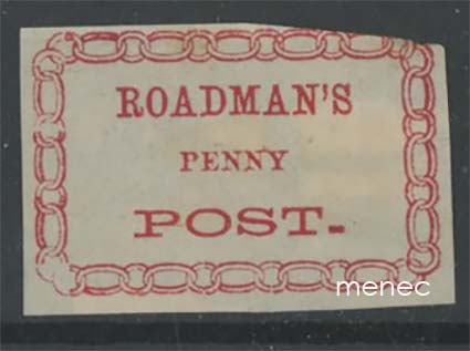 USA local, Roadman's Penny Post, väärennös 