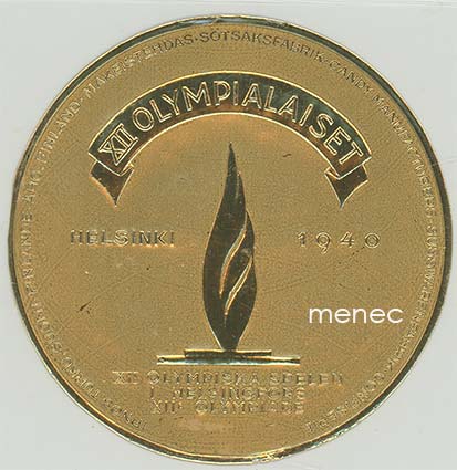 XII olympialaiset, Helsinki 1940. Makeisrasian kansi 
