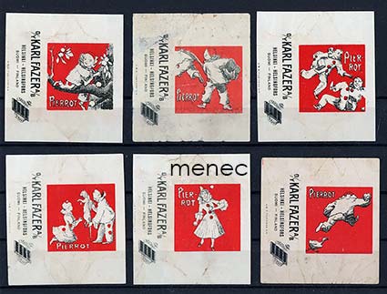 Pierrot-karamellipapereita, 6 kpl 