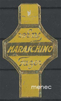 Maraschino, makeisetiketti 