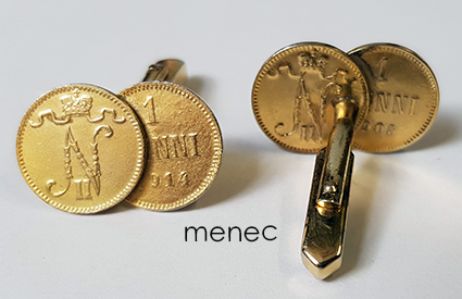 Numismaatikon kalvosinnapit 