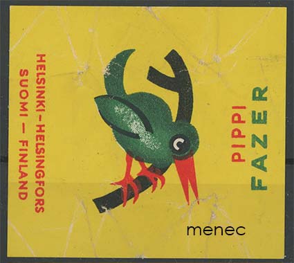 Pippi, makeisetiketti 