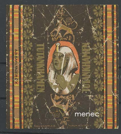 Tutankhamen, makeisetiketti 