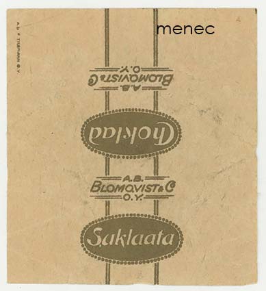 Suklaata, makeisetiketti 