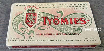 Työmies, savukerasia 