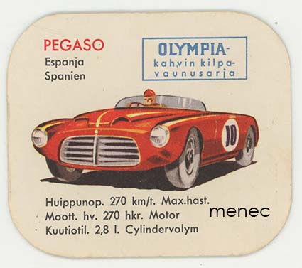 Pegaso, keräilykuva 