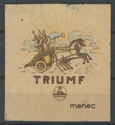 Triumf, makeisetiketti 