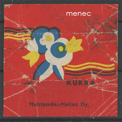 Kukka, makeisetiketti 