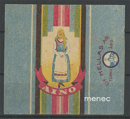 Aino, makeisetiketti 