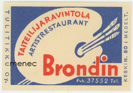 Taiteilijaravintola Brondin 