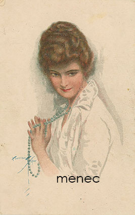 Fisher, Harrison - Nainen ja helmet 