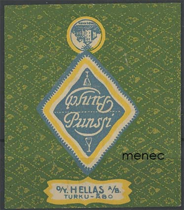 Punssi, makeisetiketti 