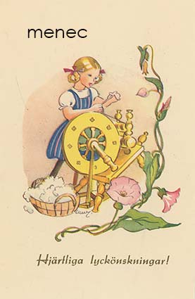 Wendelin, Martta - Tyttö ja rukki, ruotsinkielinen 