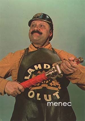 Ei oo Lahden voittanutta, palomies 