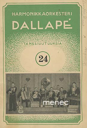 Harmonikkaorkesteri Dallapé. Tanssiuutuuksia 24 
