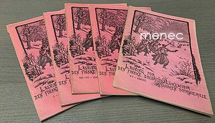 Lukemisia Suomen sotamiehille 1900, 1-6 [5 vol.] 