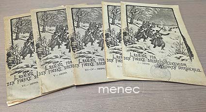 Lukemisia Suomen sotamiehille 1899, 1-6 [5 vol.] 