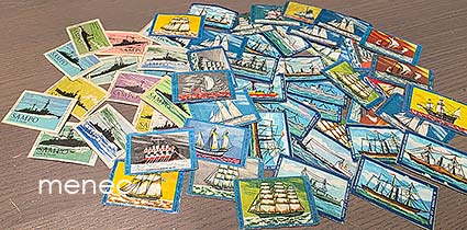 Tulitikkuetikettejä, laivasarjoja (52) 