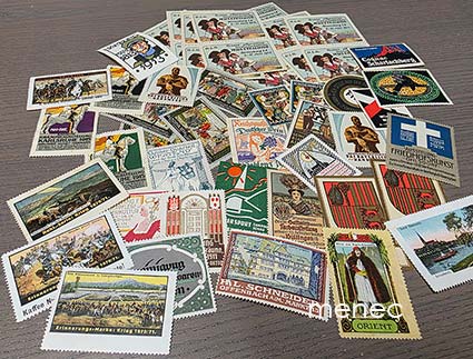 Saksalaisia mainosmerkkejä 1910-1930-luvuilta, 50 kpl 