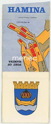 Tulitikkuetiketti, litteä, Haminan satama 