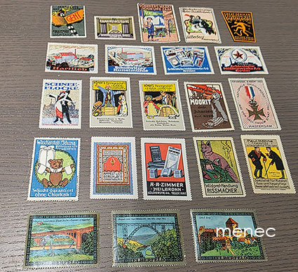 Eurooppalaisia mainosmerkkejä, 22 kpl 