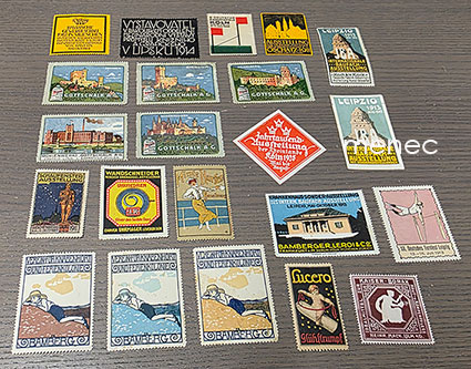 Eurooppalaisia mainosmerkkejä, 22 kpl 