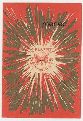 Dessert, makeisetiketti 