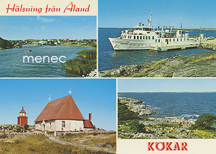 Kökar, kirkko ja merinäkymiä 