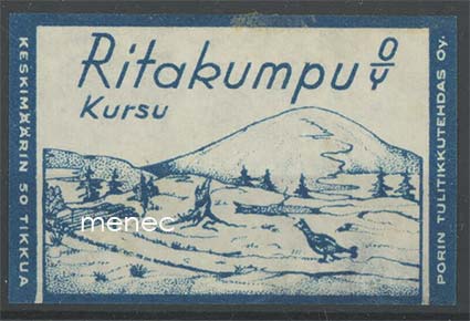Tulitikkuetiketti, Ritakumpu Oy, Kursu, Salla 
