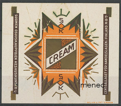 Cream, makeisetiketti 