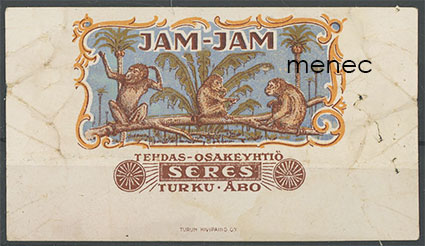 Jam-Jam, makeisetiketti 