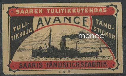 Tulitikkuetiketti, Avance 