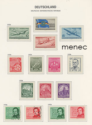 Saksa, DDR, 1956, 47 kpl 